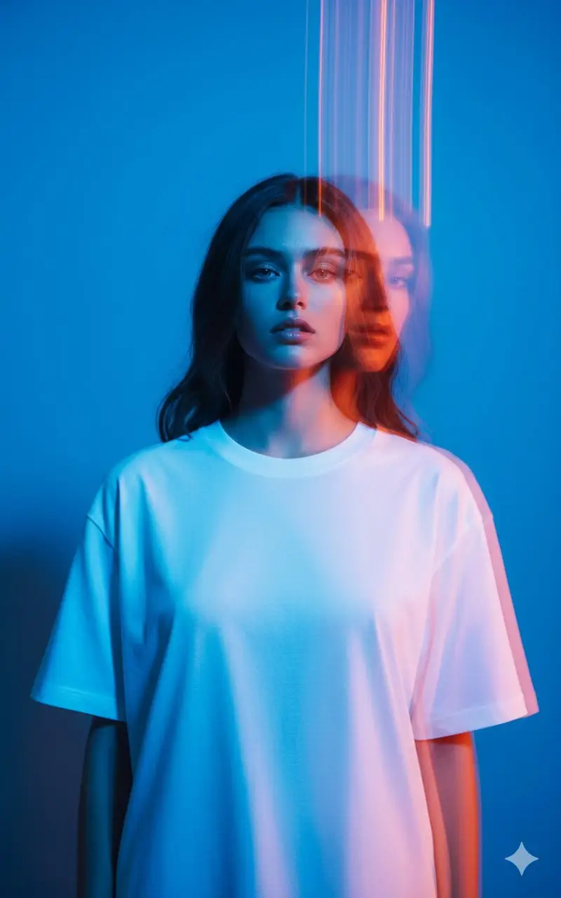Preview of High-Fashion Multi-Exposure Portrait Prompt