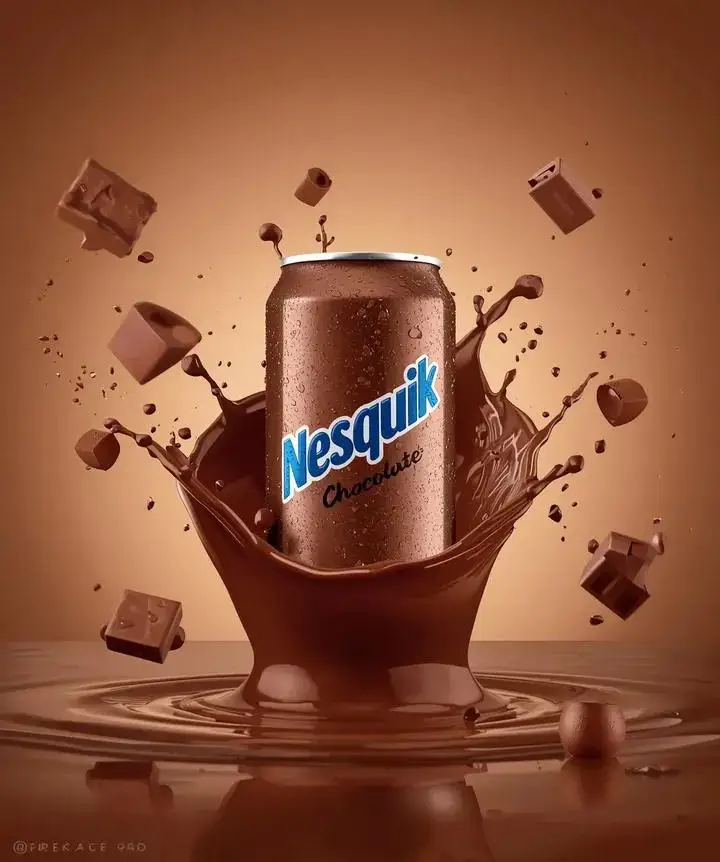 پیش‌نمایش Macro Product Photography: Chilled Chocolate Drink Can