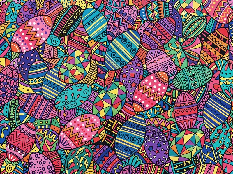Preview of Vibrant Abstract Pattern Prompt