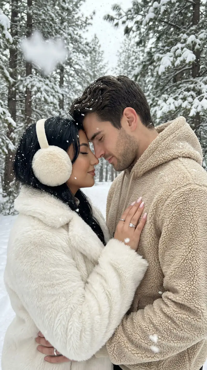 Preview of Ultra-Photorealistic Winter Romance Portrait (JSON Format)
