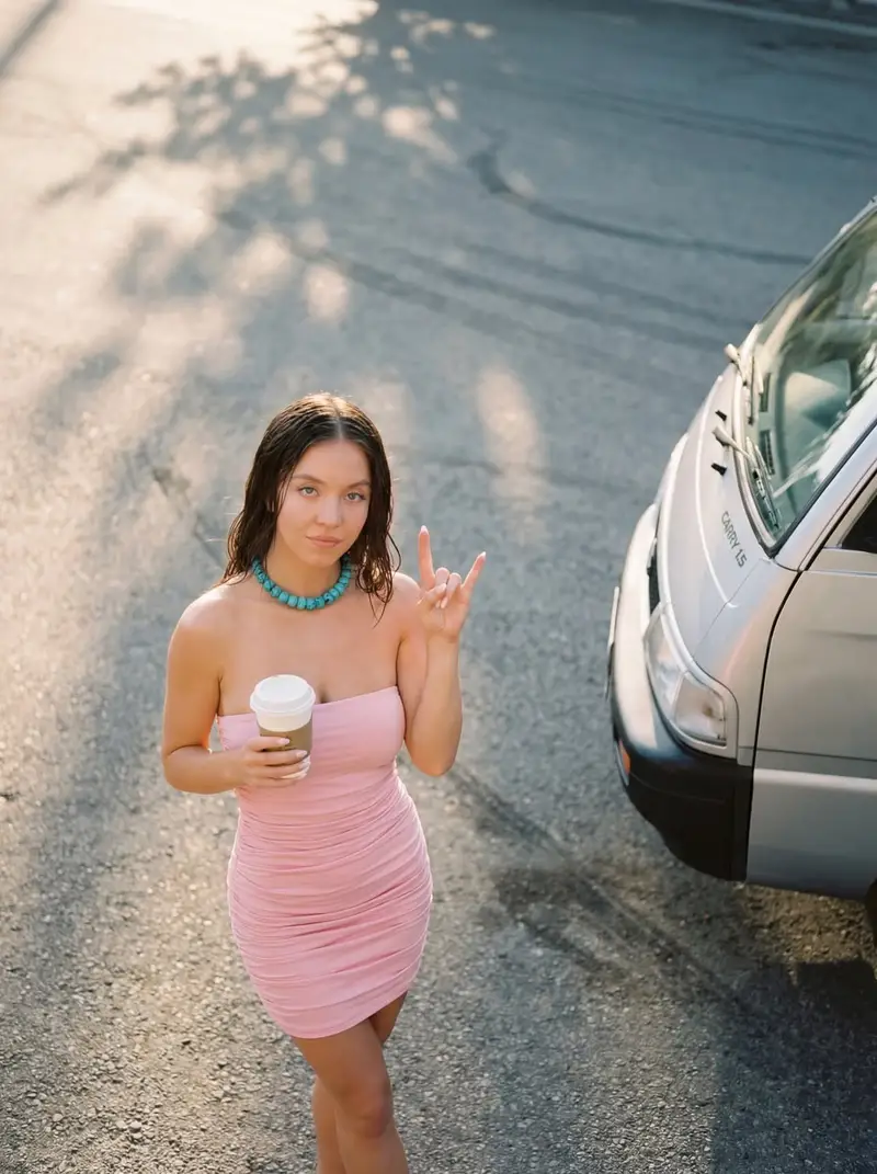 Preview of Urban Summer Portrait with High-Angle Shot
