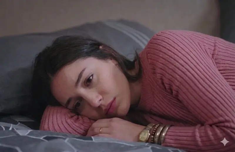 پیش‌نمایش Cinematic Close-up of Pensive Woman