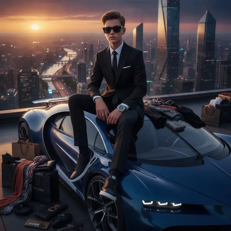 پیش‌نمایش سبک زندگی لوکس با ابرخودروی آینده‌نگر