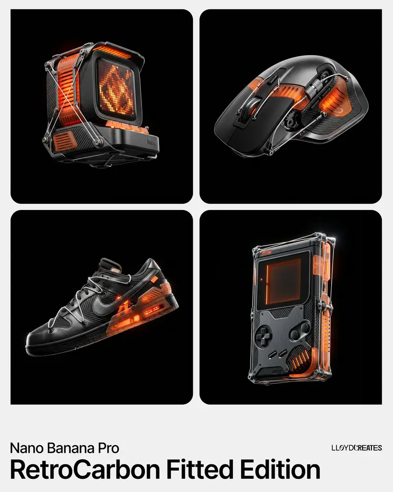 Preview of RetroCarbon Levitating Product Void Prompt