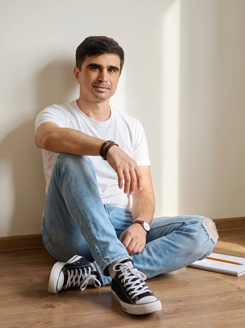 Preview of Minimalist Indoor Lifestyle Portrait
