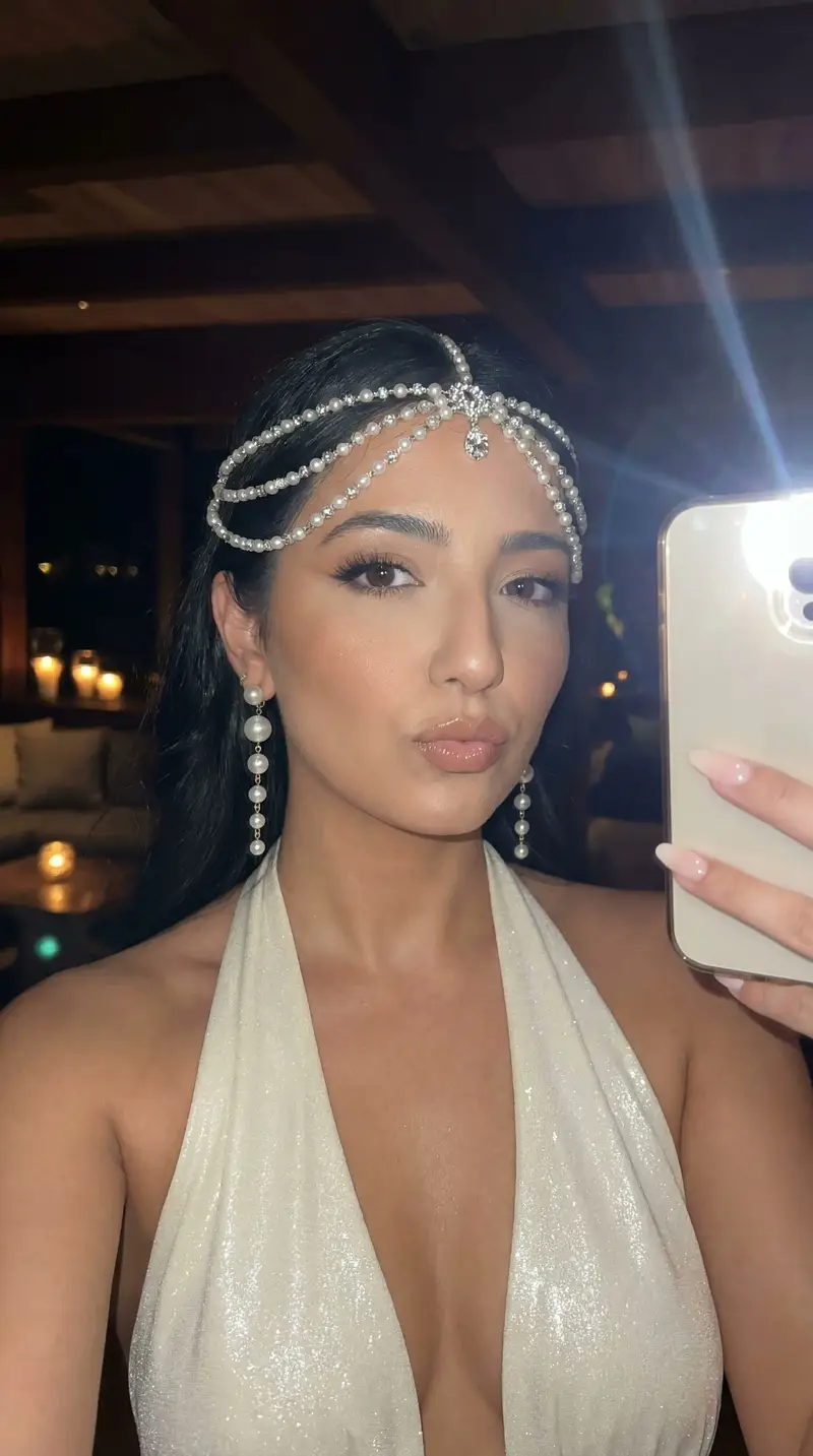 Preview of Nightlife Selfie Flash Editorial Portrait