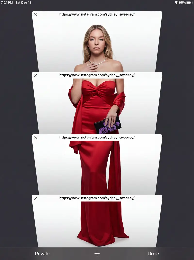 Preview of E-commerce Studio Portrait with UI Overlay