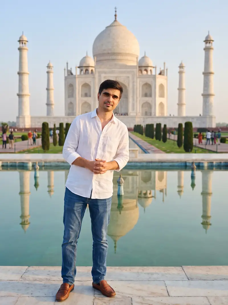 Preview of Taj Mahal Travel Portrait