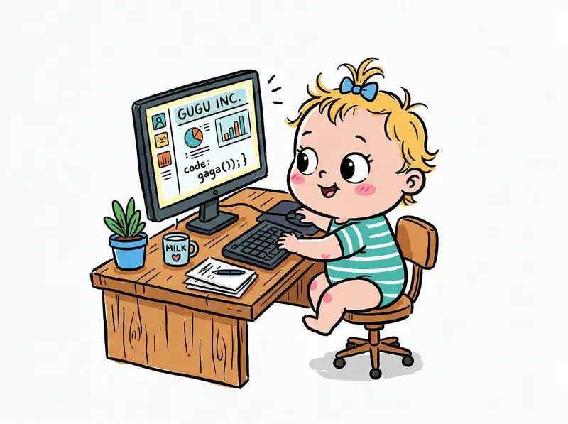 Preview of Chibi Bunny Mascot Illustration