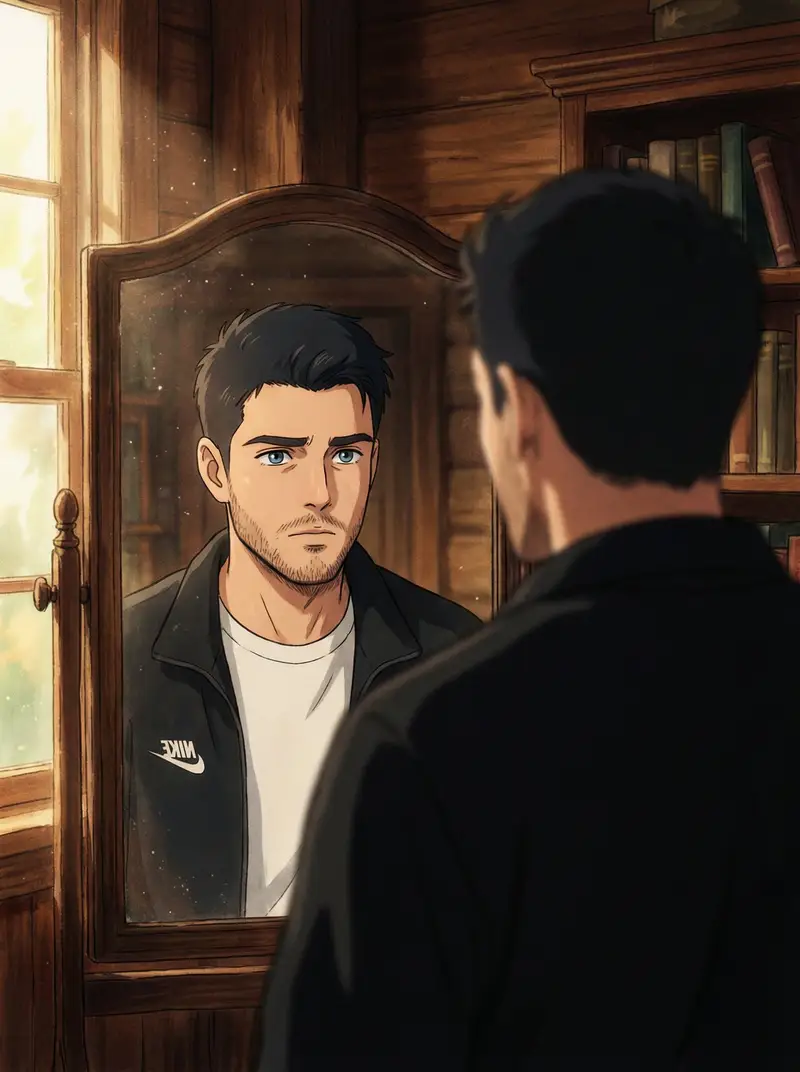 Preview of Cinematic Portrait Reflection with Ghibli Effect