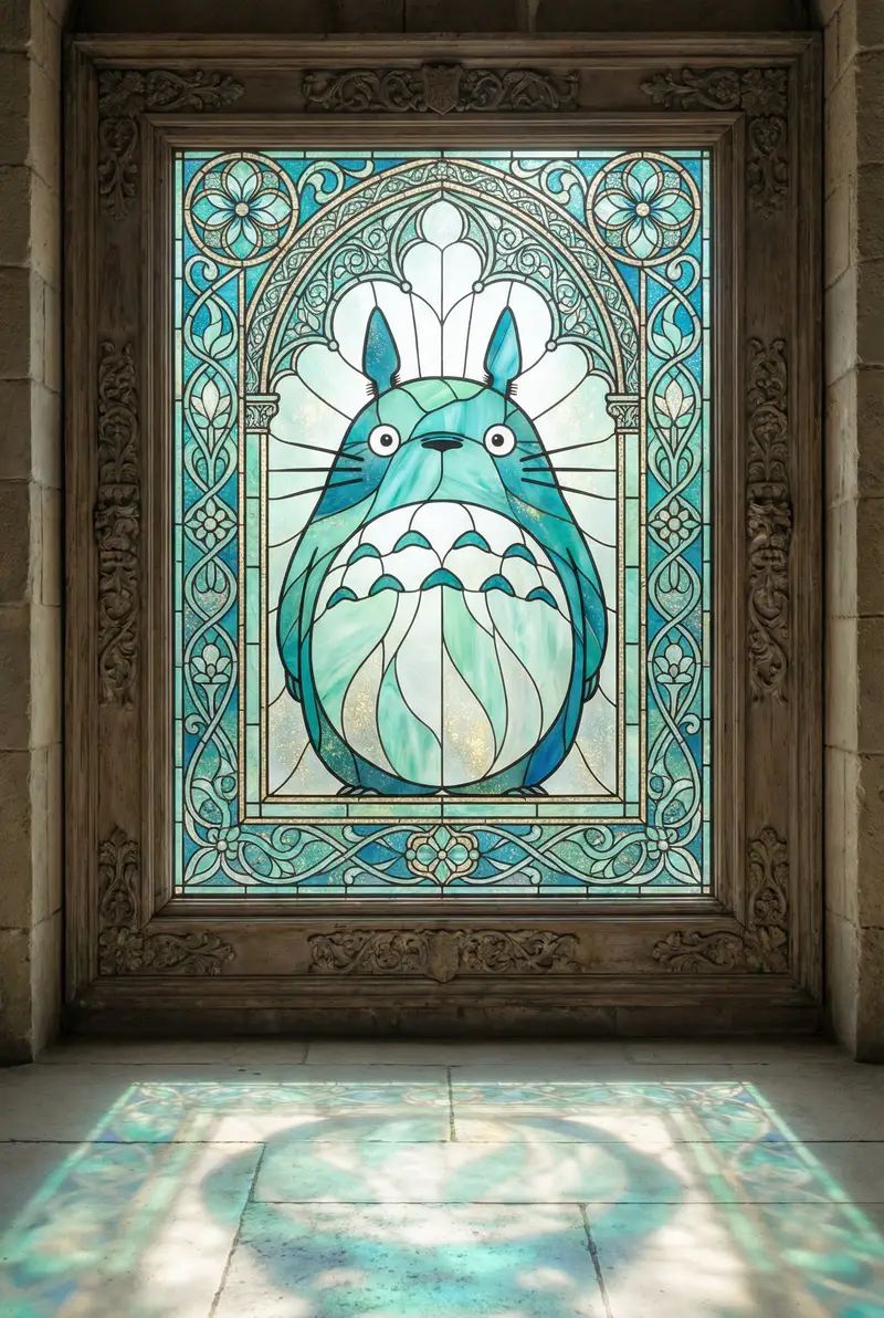 Preview of Stained Glass Window Art Prompt