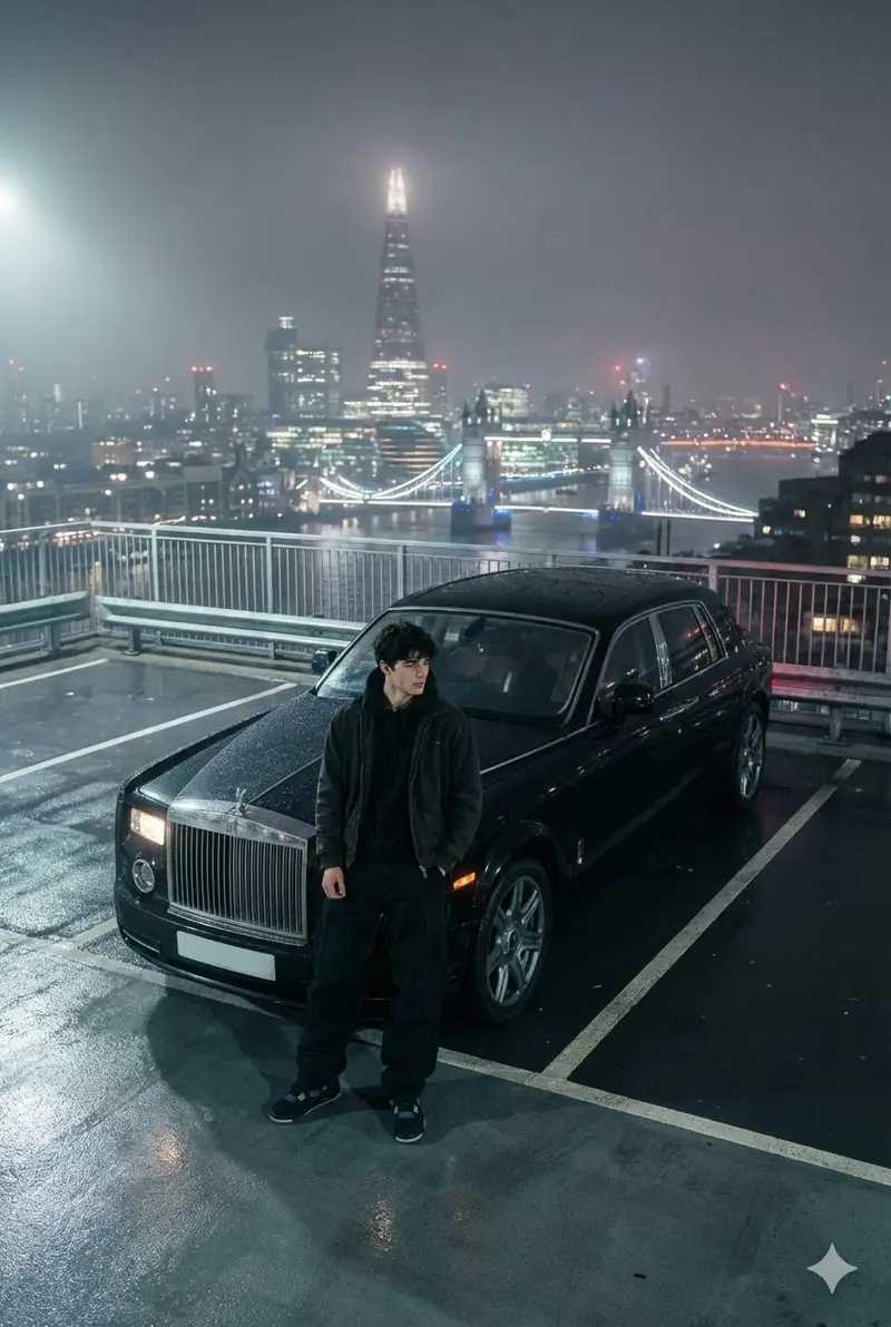 Preview of Moody London Rooftop Fashion Editorial