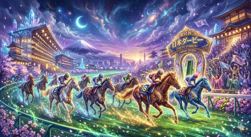 پیش‌نمایش اثر هنری اسب‌دوانی به سبک فانتزی
