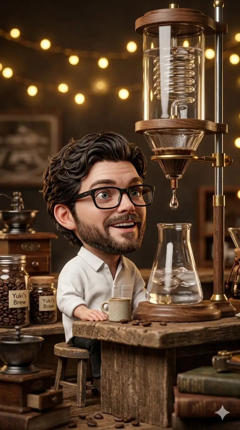 پیش‌نمایش Miniature Chibi Coffee Diorama