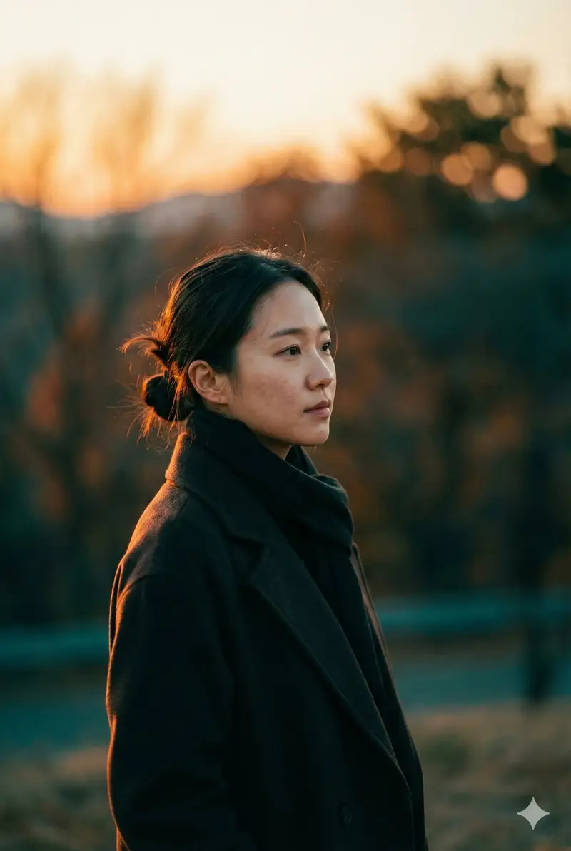Preview of Cinematic Sunset Portrait Prompt