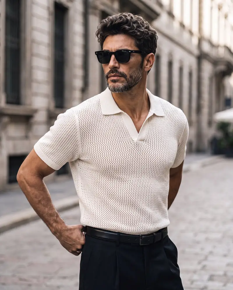 Preview of Elegant European Street Portrait