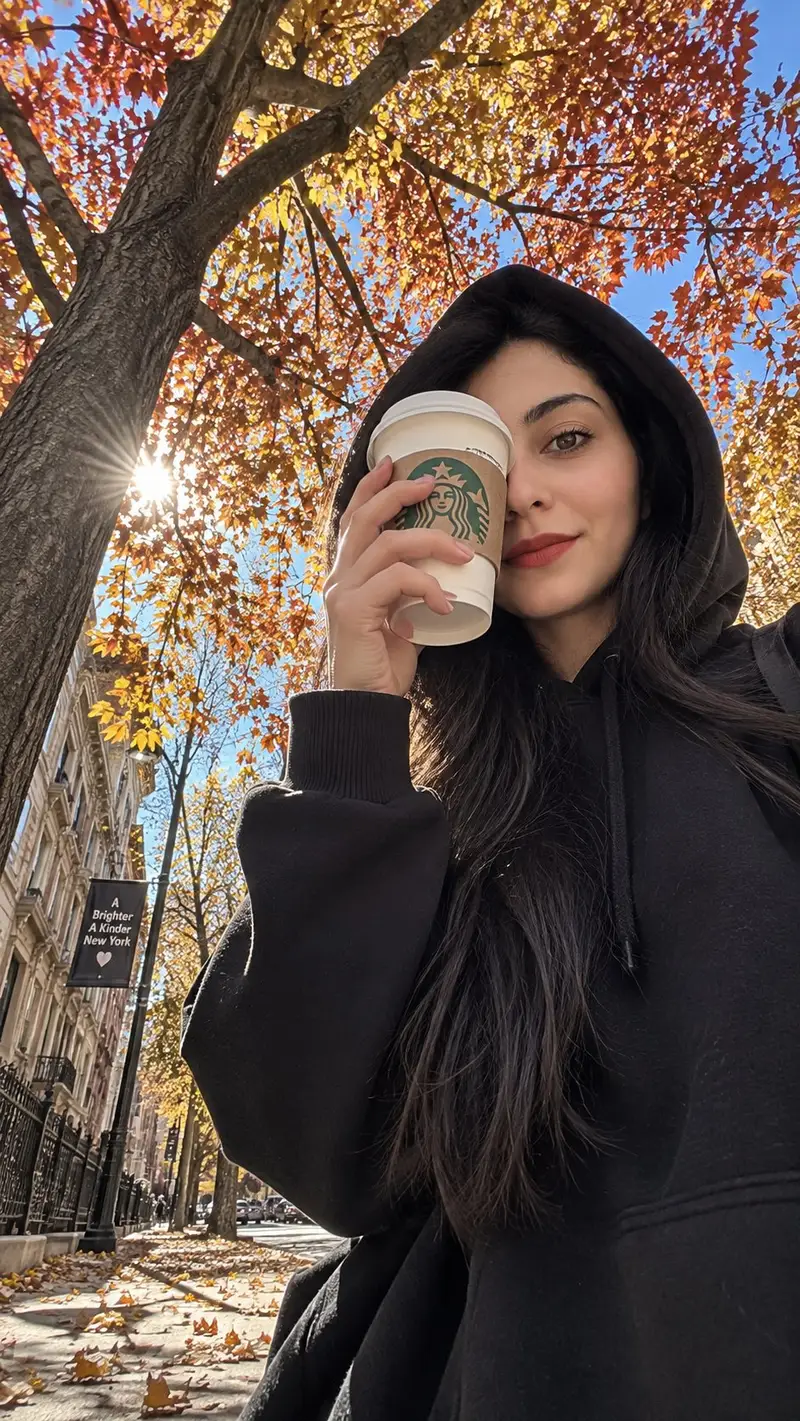 Preview of iPhone Street Style Autumn Hoodie Portrait