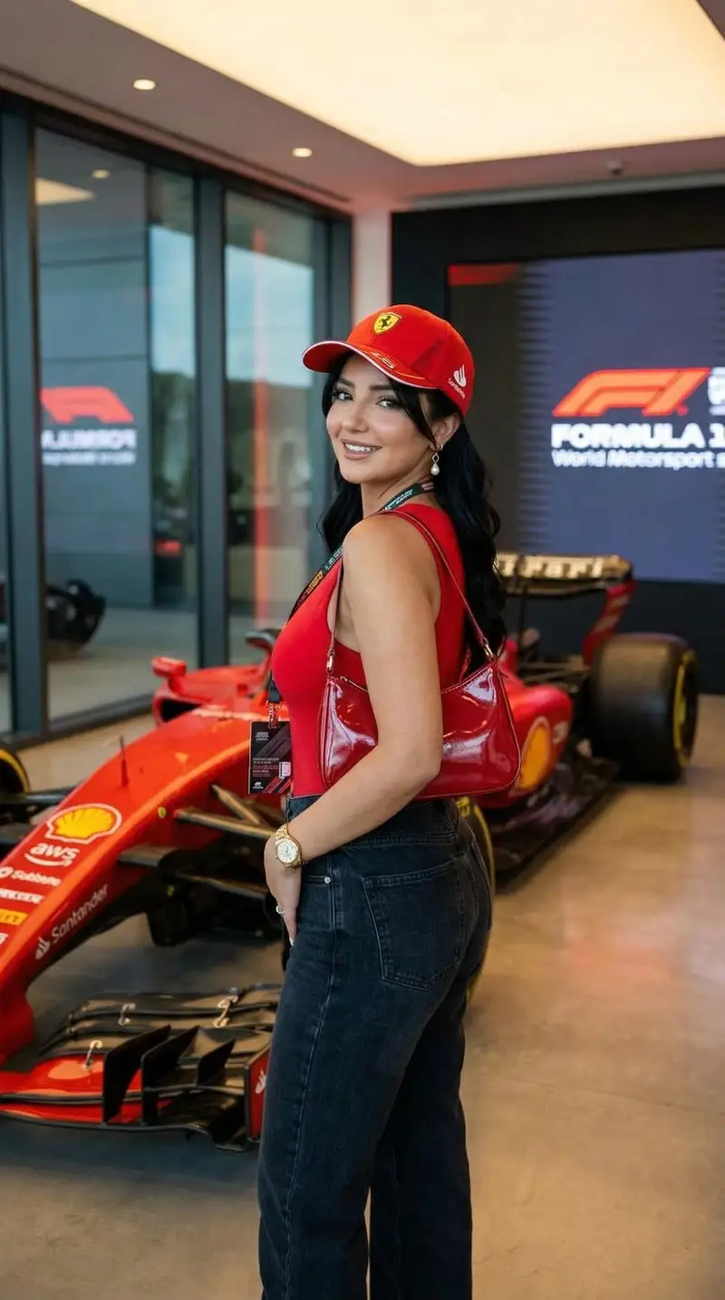 Preview of Luxury Motorsport Editorial Portrait (Image-to-Image)