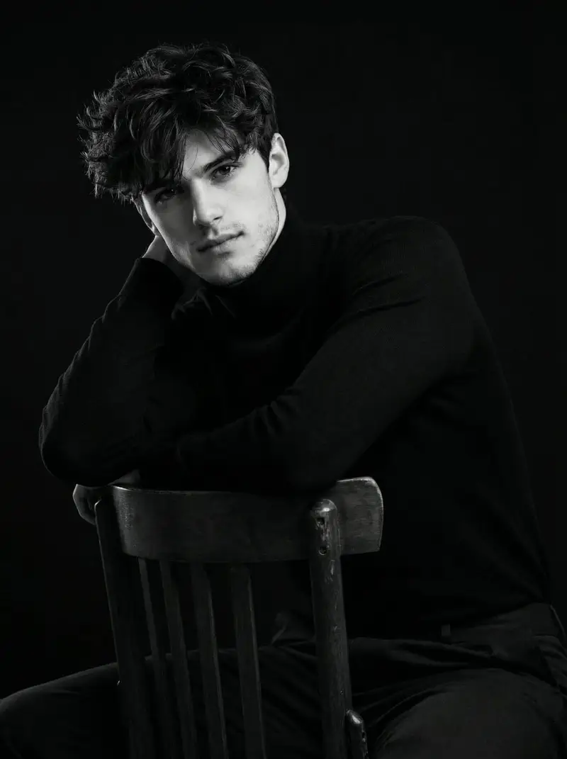 Preview of Ultra-Realistic Cinematic Black and White Portrait