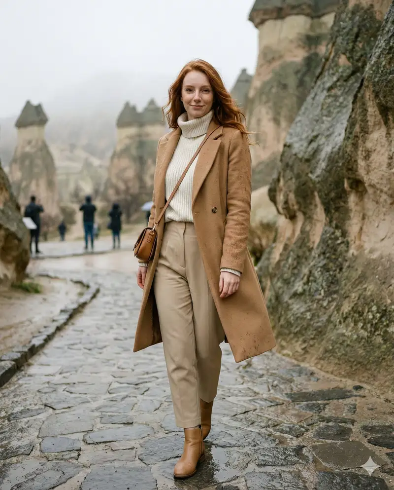 پیش‌نمایش Winter Travel Influencer Editorial Prompt (Cappadocia)