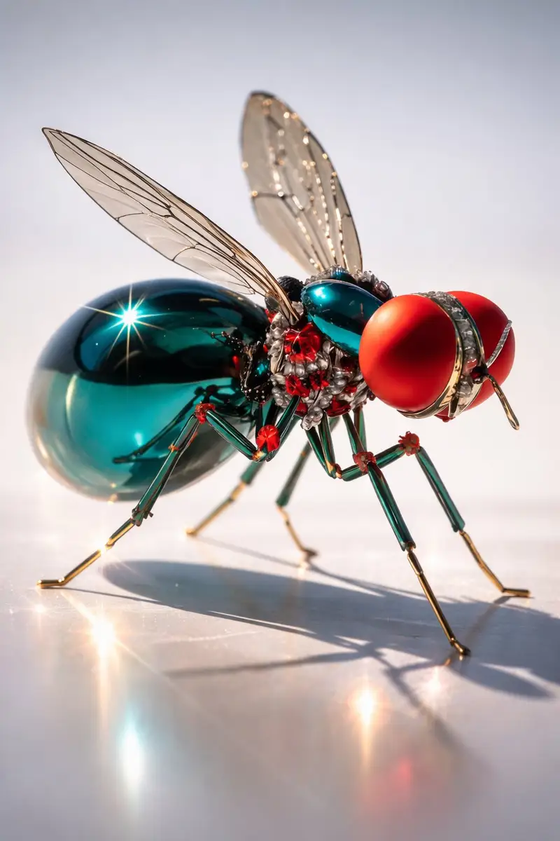 Preview of Macro Realism of Mechanical and Gemstone Insects