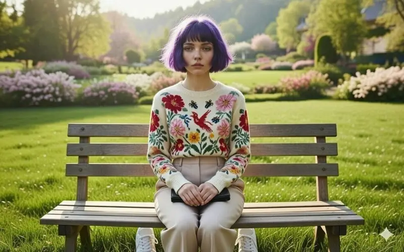 Preview of Wareen - The Girl in the Purple Bob
