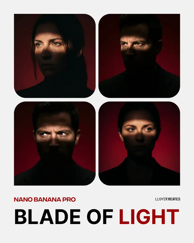 Preview of Blade of Light Chiaroscuro Portrait