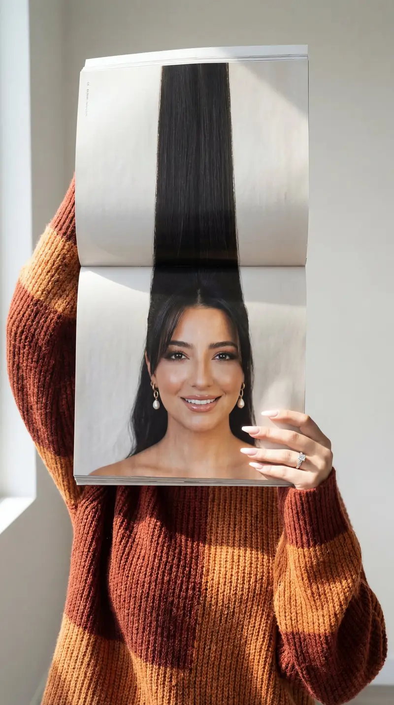 Preview of Photorealistic Surreal Fashion Concept Portrait with Identity Lock