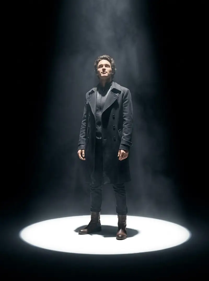 Preview of Dramatic Spotlight Portrait