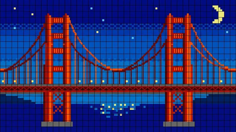 Preview of Golden Gate Bridge LED Screen