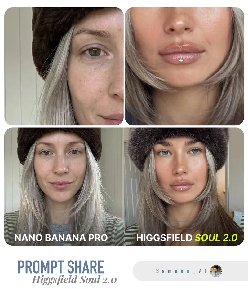 Preview of Ultra-Realistic Portrait in Winter Hat (35mm Look)