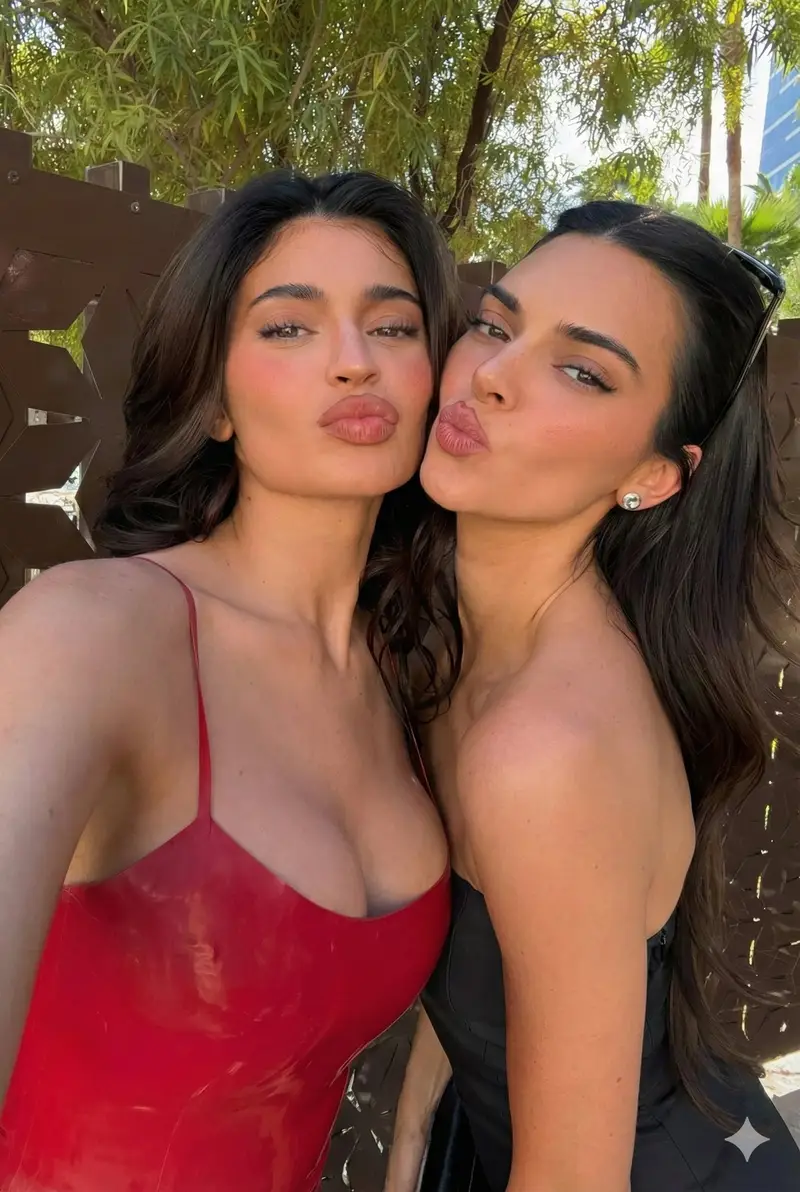 Preview of Glamorous Influencer Selfie Portrait (Two Women)