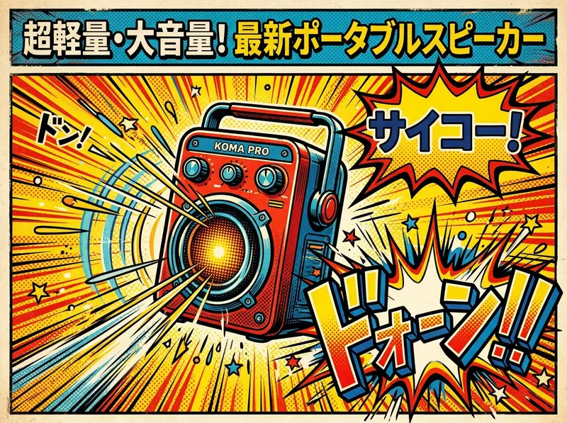 Preview of Comic Pop Art Product Advertisement