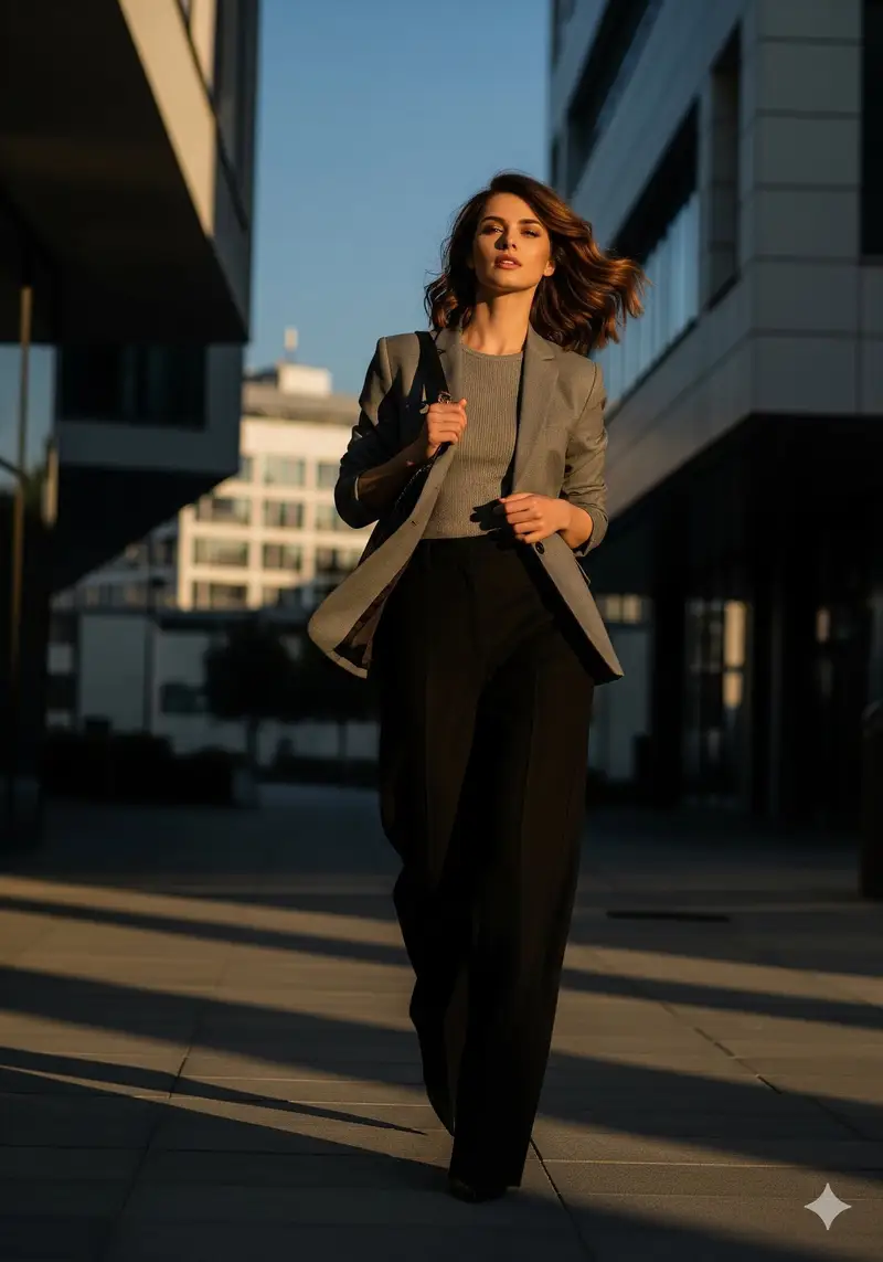 Preview of Urban Golden Hour Fashion Editorial