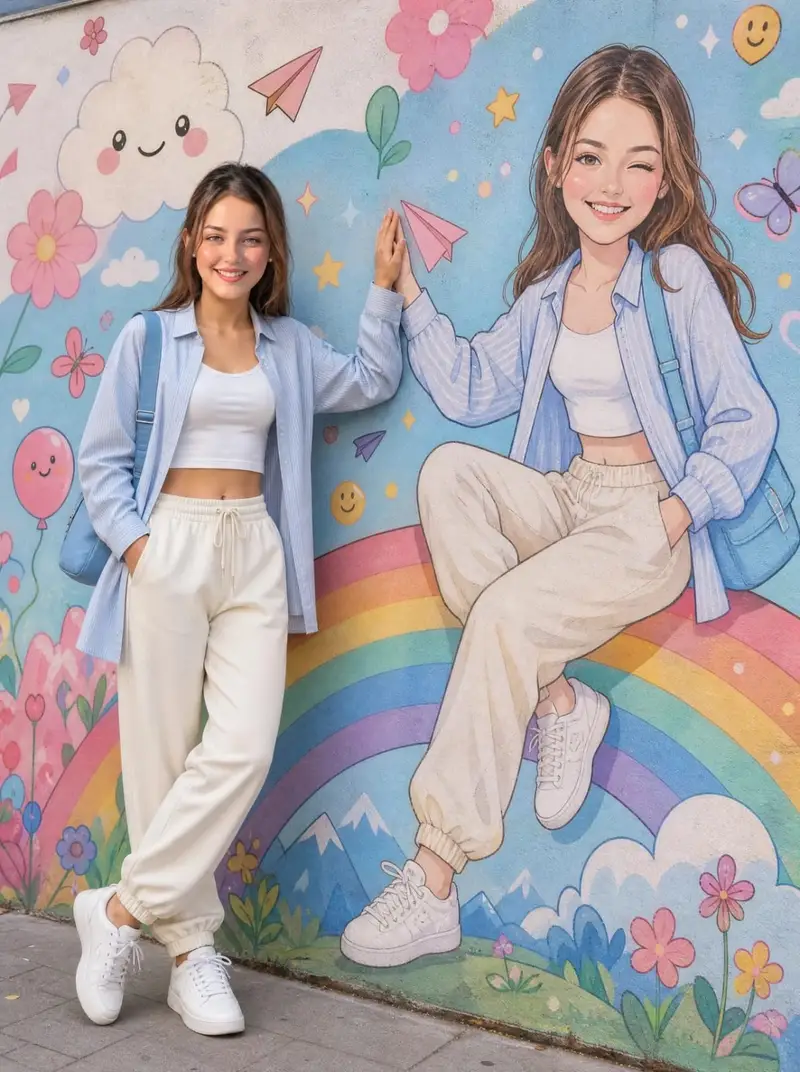 Preview of Identity Preserving Cartoon Mural