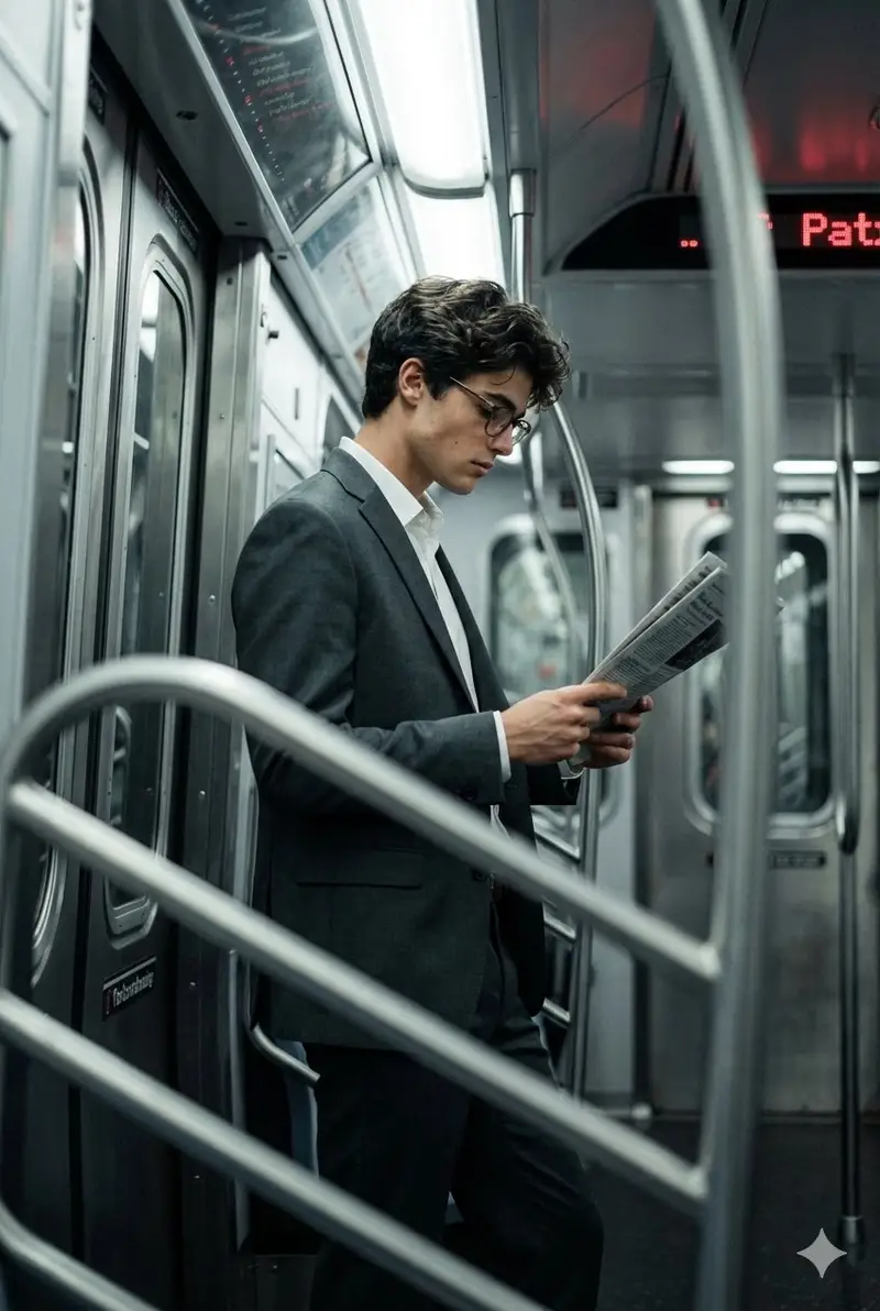 Preview of Cinematic Urban Commute Fashion Editorial