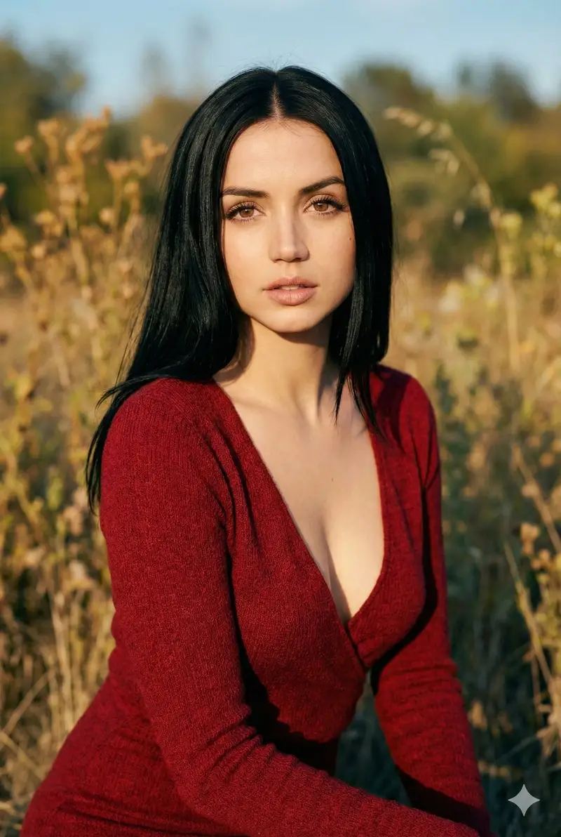 Preview of Sydney Sweeney Golden Hour Portrait Prompt (Bilingual)