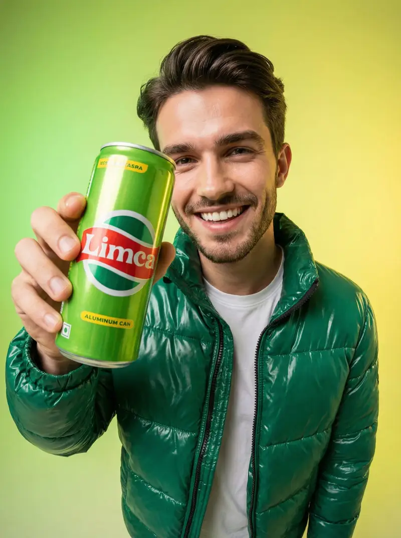 Preview of Fisheye Studio Portrait with Branded Drink Can