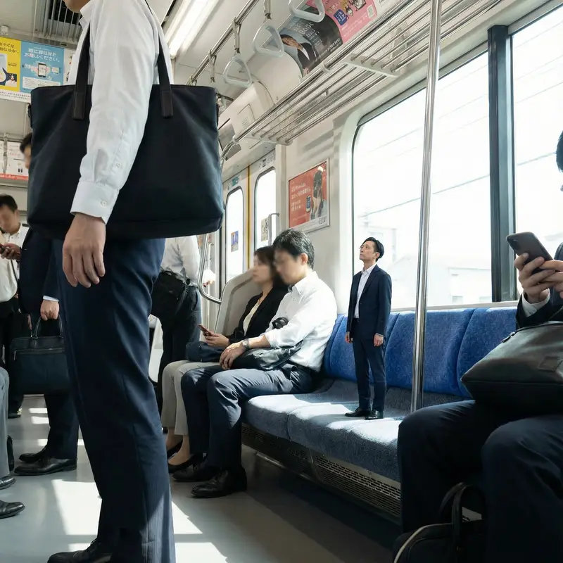 Preview of Miniature Person in Train Prompt