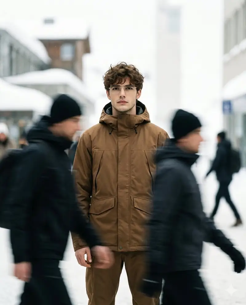Preview of High Fashion Magazine Pictorial with Motion Blur