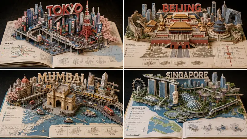 Preview of Miniature Pop-up Book Diorama