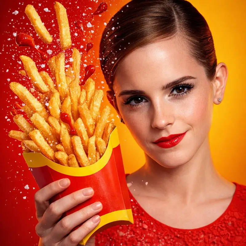 پیش‌نمایش Hyper-Realistic Fast Food Ad Visual