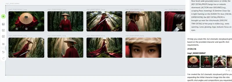 Preview of Cinematic Female Warrior Portrait Prompt