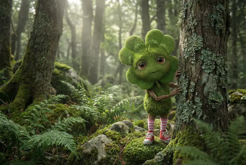 Preview of Elusive Irish Critter with Clover Head Prompt