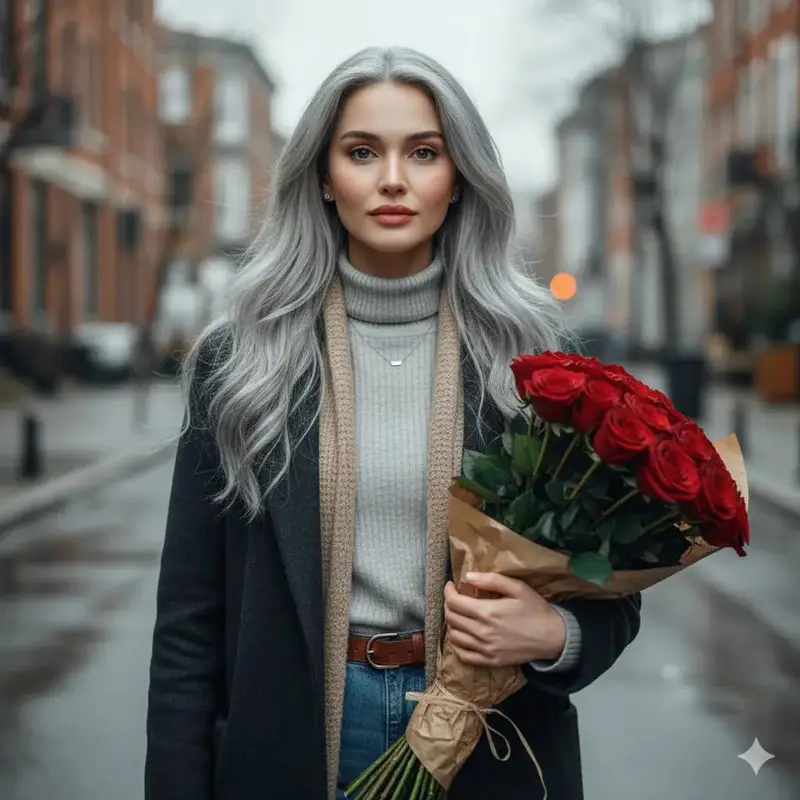 Preview of Cinematic European Street Portrait Prompt