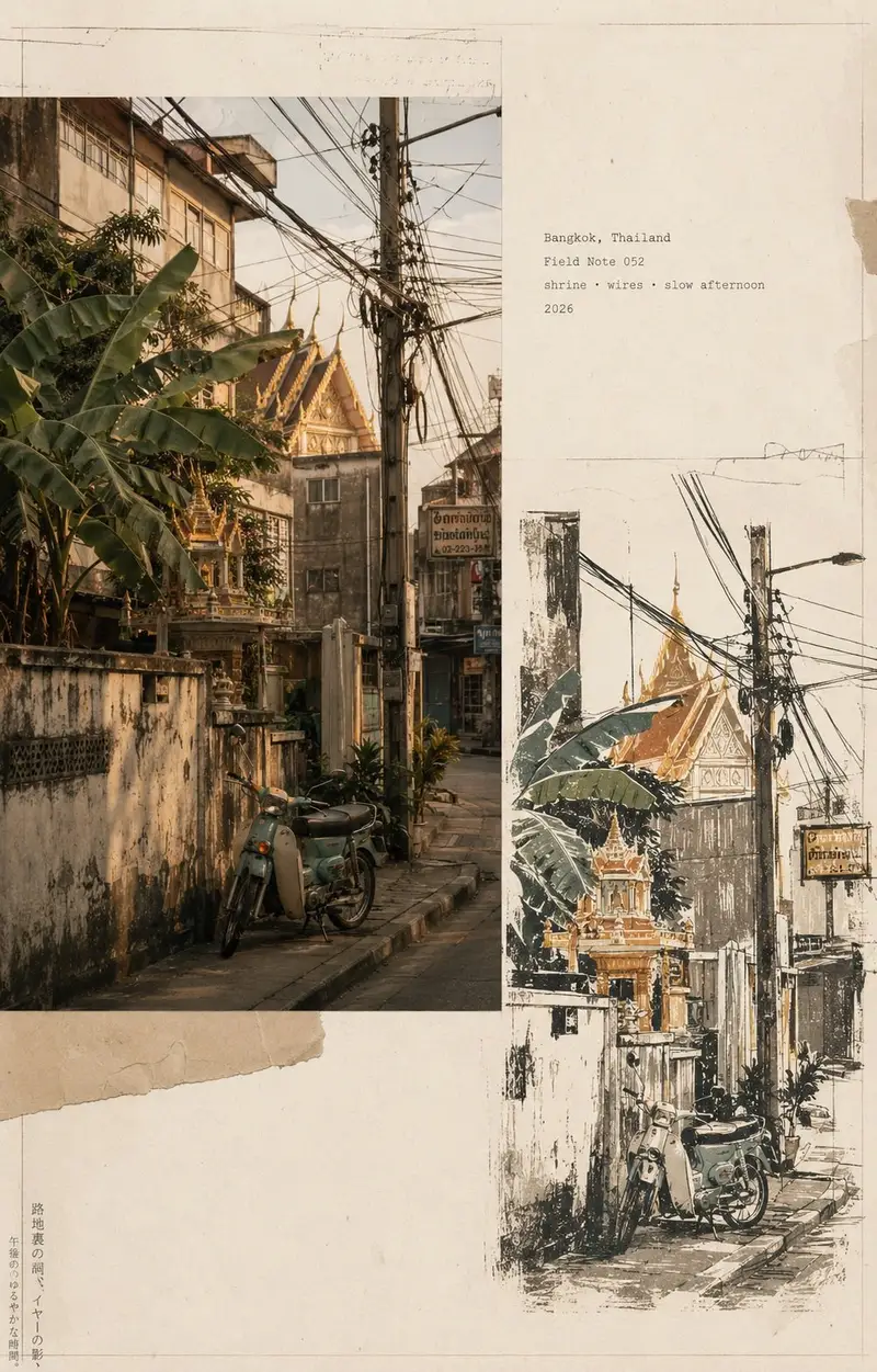 Preview of Vintage Travel Journal Collage