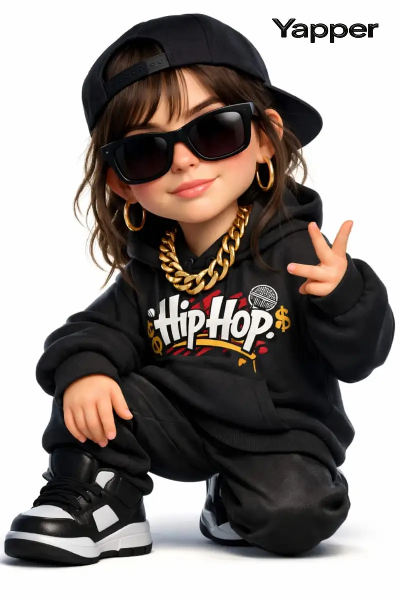 Preview of 3D Cartoon Rap Style Woman Prompt