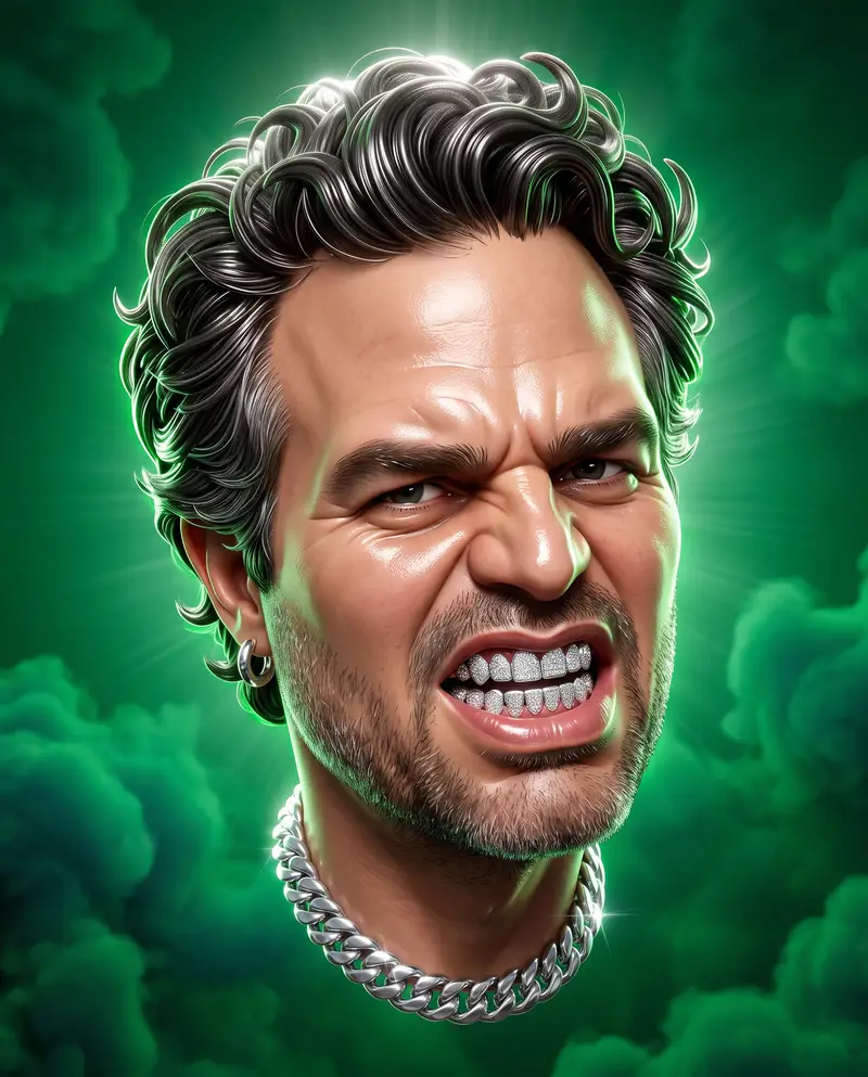 Preview of Avengers CGI Caricature