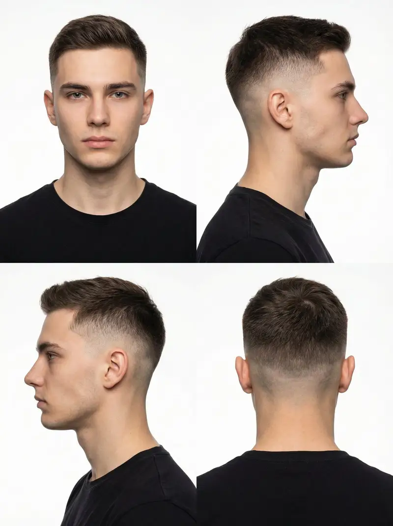 Preview of 4-Panel Studio Portrait Grid