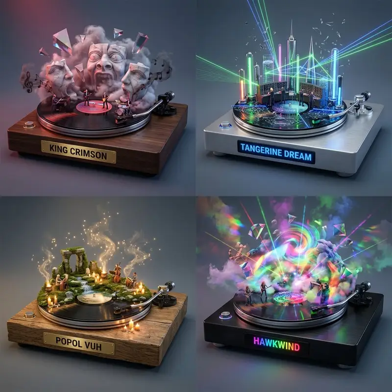 پیش‌نمایش Music Curation: Audio-Visual Dioramas for Pink Floyd Fans